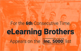 For the 6th Consecutive Time, eLearning Brothers Appears on the Inc. 5000 list_Blog Featured Image 800x500