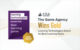 The Game Agency Wins Gold Learning Technologies Award for Best Learning Game